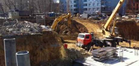 Строительство фундамента жилого дома. г. Екатеринбург, ул. Ирбитского-Раевского