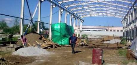 Строительство цеха п. Сысерть