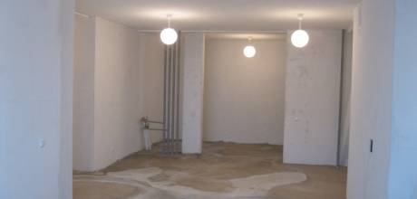 Коридор выполнен под чистовую отделку