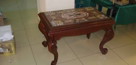 Изготовление и монтаж стола с натуральным камнем