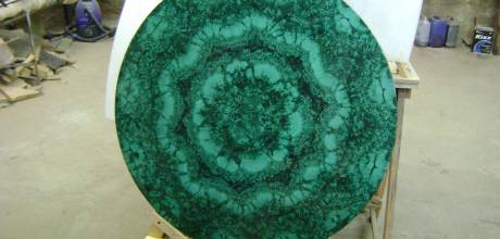 Изготовление стола из натурального камня