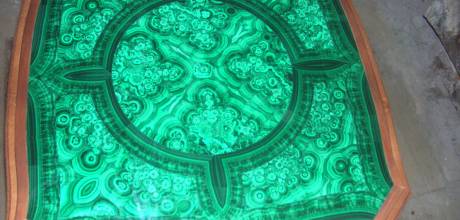 Изготовление стола с натуральным камнем