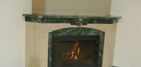 Изготовление и монтаж камина из натурального камня. г. Екатеринбург